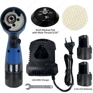 3 Zoll 75 mm 12-Volt-Lithium-Ionen Akku-Poliermaschine mit Variabler Geschwindigkeit, Tragbarer Mini-Polierer für die Autoaufbereitung - Product Image 5