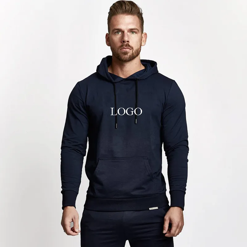 High Quality Premium Oversized No Label Red Casual Hip Hop Street Style Hoodie With Pocket