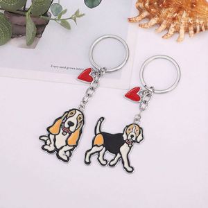 Colgante de dibujos animados Baggio, llavero de metal de aleación de zinc con diseño de Boston Terrier, Beagle, Bulldog, decoración para mascotas - Product Image 2