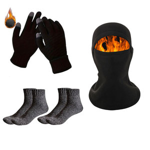 Winter Cycling Face Mask <b>Neck</b> <b>Warmer</b> Fleece Windproof Ski Hat One Size Polyester Outdoor Sports Headgear - Product Image 1