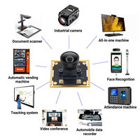 Module de caméra USB3.0 personnalisé en usine, capteur CMOS MX335, 96 degrés sans distorsion, résolution 2592x1944, fréquence d'images 30 ips pour le visage