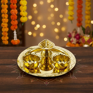 Plateau de prière avec trois supports pour les activités religieuses, design durable - Product Image 1