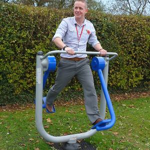 GYX-A19 Barre Fitness Gym Set – Bestes <span class=keywords><strong>Air</strong></span> <span class=keywords><strong>Walker</strong></span> Trainingsgerät, Gehmaschine, Stahl-Gazelle-Rudergerät – Von Kindern bewertet - Product Image 5