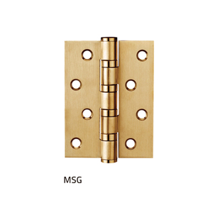 Cerniere porta completamente in acciaio inox in ottone satinato 4.5 pollici X 4 "cerniere <span class=keywords><strong>per</strong></span> <span class=keywords><strong>porte</strong></span> con 2 cuscinetti a sfera - Product Image 4