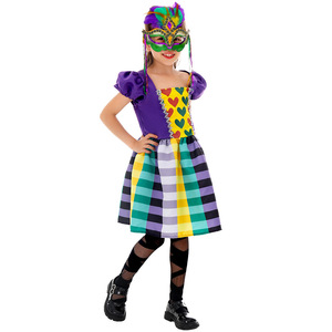 Jiedi Children Girls Brazilian Carnival Costume Stage Performance <b>Dress</b> With Large Skirt Ethnic Style Dance Outfit - Product Image 3