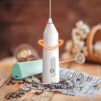 Mini mousseur à lait électrique pour cuisine, fouet mélangeur pour café, cappuccino, crème, pâtisserie et boissons