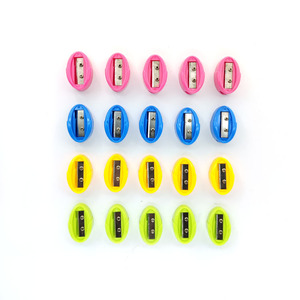 Petit taille-crayon manuel à un seul trou, design en forme de feuille de maïs multicolore, pour les enfants de l'école primaire - Product Image 5