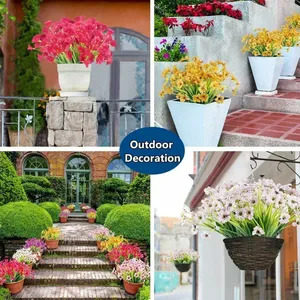 Ramo Decorativo de Flores Artificiales para Jardín, Porche, Decoración de Bodas, Fiestas y Hogar - Product Image 4