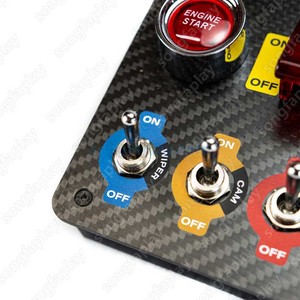 USB Indoor <strong>Sim</strong> <strong>Racing</strong> Button Box for Esports Gaming and <strong>Racing</strong> Simulator Cockpit Custom Game Controller - Product Image 4