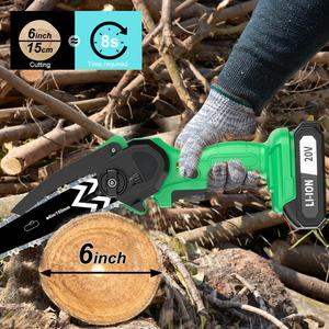 Tronçonneuse sans fil professionnelle 20V de qualité DIY, outil électrique pour la coupe du bois, entrepôt local aux États-Unis, livraison directe disponible - Product Image 3