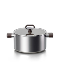 Ventes en gros de casseroles de cuisine de haute qualité, neuves, en acier inoxydable 304 premium avec revêtement antiadhésif en titane 18/10