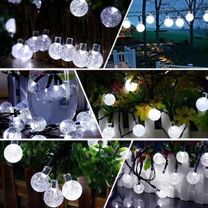Navidad estrella copo de nieve luces de hadas 10m blanco cálido IP65 impermeable para exteriores para árbol de Navidad decoraciones de jardín fiestas - Product Image 5