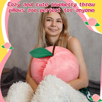 Pluche speelgoed knuffeldier cartoon fruit gesimuleerd fruit en groente cadeau dier groothandel klauwautomaat arcade kussen OEM