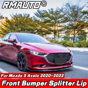 For Mazda 3 <b>Alexa</b> 2020-2022 Carbon Fiber <b>Car</b> Front Bumper Splitter Lip Spoiler Diffuser Lip Guard Trim Body Kit <b>Car</b> Accessories - Product Image 1