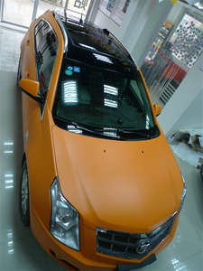 Vinilo de PVC de alta calidad para coche, envoltura de vinilo para coche, supermate, naranja, proveedor de China, plateado - Product Image 3