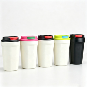 Mug de voyage isotherme avec couvercle à vis anti-fuite, design personnalisé, logo, portable, en acier inoxydable pour l'extérieur - Product Image 5