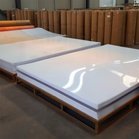 1mm 2mm 4x8 hoja de plástico LED Panel luz de techo PS hoja difusora para iluminación Led