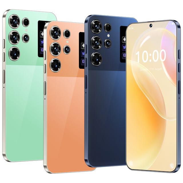 Budget Flagship Smartphone 7.3-Inch Flat Screen Long Battery Life High Brightness 5G LTE CDMA Deca Core Android 15 90Hz Spanish