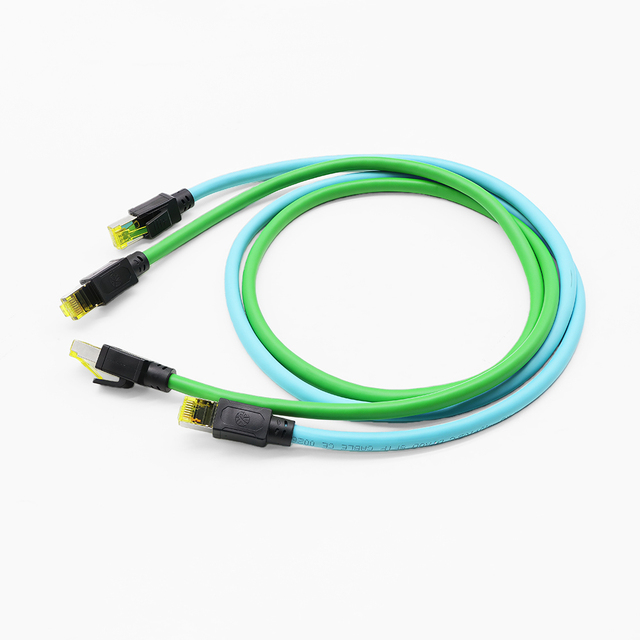 Real-time Control Industrial Automation Double Shielded 26AWG 4PR RJ45 Drag Chain Cable for PLC Sensors Industrial Robots