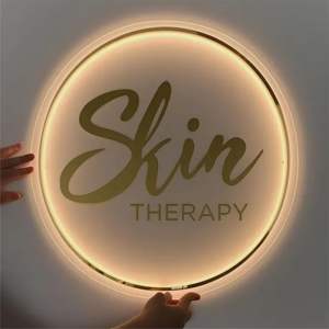 商务标志定制亚克力霓虹灯标志标志可定制尺寸壁挂式装饰和水疗沙龙照明公司名称 - Product Image 1