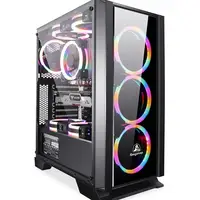 Casing Menara ATX Terbaru 2021 Desktop Gabinete Gamer Kabinet PC Gaming Aluminium Itx Kabinet Komputer