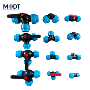 Raccords de compression en PP moulé pour l'irrigation, coudes femelles JIS de haute qualité pour tuyaux d'eau haute <span class=keywords><strong>pression</strong></span> agricoles - Product Image 5