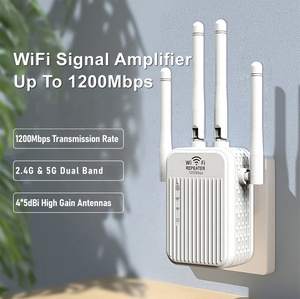 ตัวขยายสัญญาณไร้สายเราเตอร์เครือข่าย Wi-Fi ระยะ1200เมตรตัวขยายช่วงสัญญาณไวไฟ - Product Image 4