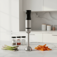Mixeur Électrique de Cuisine, Batteur à Main, Fouet à Œufs, Mixeur Plongeant pour Légumes avec Lame en Acier Inoxydable