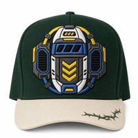 Casquette de baseball personnalisée avec broderie Old English, 5 panneaux, visière incurvée, style Dad Hat, streetwear urbain West Coast, vente en gros, faible MOQ