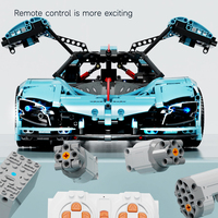 Blocs de Construction en plastique pour enfants, bricolage, tige 1:8, composants de voiture de Sport, jouets de véhicules de Construction mobiles, 3502 pièces, livraison gratuite