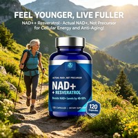 LUVVITA Vente en gros de capsules liposomales NAD, nicotinamide riboside, fonction cérébrale, retard du vieillissement cutané, complément NAD