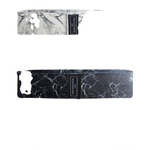 Bandes de résistance en tissu pour les hanches, antidérapantes, pour exercices de fitness, yoga et musculation, fabriquées en usine BSCI. - Product Image 1