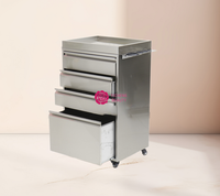 Yicheng beauté professionnel en acier inoxydable salon de coiffure armoire à outils armoire de coiffure Salon chariot armoire à vendre