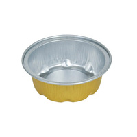 Plateau alimentaire à emporter doré scellable au micro-ondes de 2000ml, plat plus épais, cuisine hôtel restaurant, utilisation de papier aluminium jetable