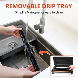 <span class=keywords><strong>Machine</strong></span> de mise <span class=keywords><strong>sous</strong></span> <span class=keywords><strong>vide</strong></span> OEM 95KPa, économiseur <span class=keywords><strong>alimentaire</strong></span> commercial avec double scellage, coupe-sacs intégré, rangement et poignée à verrouillage facile - Product Image 5