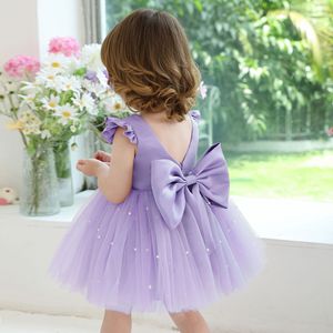 Low Price One Year Baby Girl Birthday Dress Puff Sleeve Mid-Calf Design |  Alibaba.com