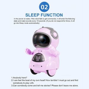 Voice Control Talking Dancing Intelligent Educational Electronic Cartoon Musical <b>Pocketed</b> <b>Plastic</b> Robot Toy - Product Image 5