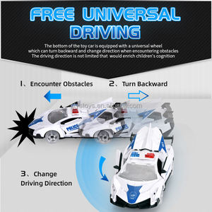 360 डिग्री बम्प, गो इलेक्ट्रिक पुलिस कार 3 दरवाजे खुले - Product Image 5