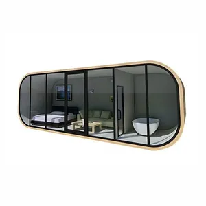บ้านพักตู้คอนเทนเนอร์สำเร็จรูปแบบพกพาสำหรับโรงแรมหรู - Product Image 1