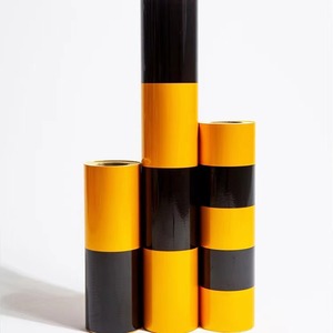 Ruban de signalisation réfléchissant haute intensité en PVC, étanche et auto-adhésif, pour poteaux de délimitation routière - Product Image 5