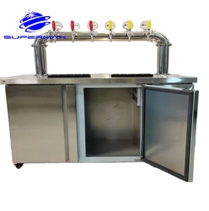 Distributeur de bière industriel personnalisé et réfrigérateur à fût facile à utiliser en acier inoxydable, refroidi par air et eau - Product Image 2