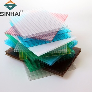 <span class=keywords><strong>Panneau</strong></span> alvéolaire en <span class=keywords><strong>polycarbonate</strong></span> gris <span class=keywords><strong>fumé</strong></span> de 10 mm pour façade architecturale, contrôle solaire et réduction de la chaleur - Product Image 4