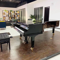 Piano à queue blanc personnalisé avec logo, 88 touches, 152cm, 160cm, 170cm, 186cm, instrument de musique pour église, théâtre et conservatoire