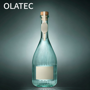 Bouteille Pour Vin Custom Logo Empty Clear Alcohol Wine <strong>Bottle</strong> champagne <strong>Bottles</strong> with <strong>Gold</strong> Screw Cap - Product Image 3