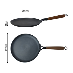Upgraded Traditional Lightweight Cast Iron <strong>Roti</strong> <strong>Tawa</strong> Pan with Non-Stick Surface - Product Image 2