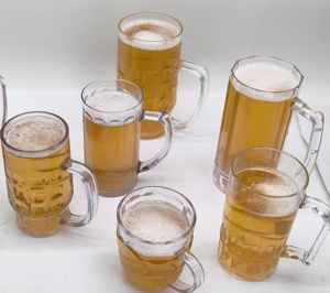 Ngân sách thân thiện với nhà máy trực tiếp công suất lớn bia thủy tinh cốc-Máy rửa chén an toàn thân thiện với môi OEM Logo dịch vụ Stackable tái sử dụng - Product Image 3