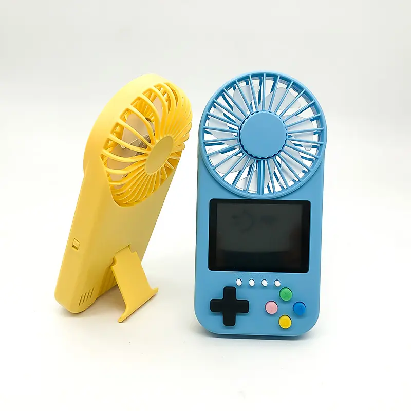 2021 New Handheld Color Screen 500 Games Fan Function Cool Summer Retro Handheld Game Console Games