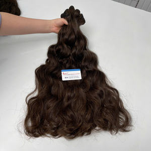 Vietnam 100% Extensions de cheveux humains bruts de haute qualité dentelle ondulée trame cheveux faisceau vague naturelle Super vague prix d'usine en gros - Product Image 4