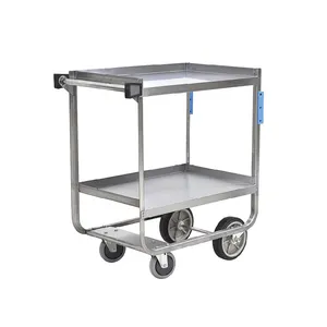 heavy duty Metal Rolling hand trolly cart Utility Cart/ Kitchen Cart, Easy Assembly, for Kitchen, Office, Bathroom