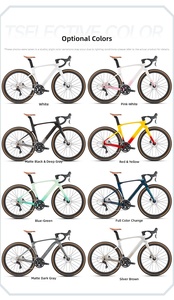 Vélo de route en carbone 700C 13 vitesses, vélo de gravier à freins à disque hydrauliques, léger, modèle 2026, vente en gros à prix réduit - Product Image 5